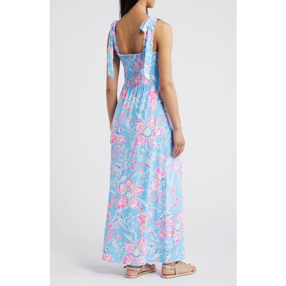 Lilly Pulitzer Kailua Floral Smocked Maxi Sundress XL (NEW without tags) - Picture 2 of 7